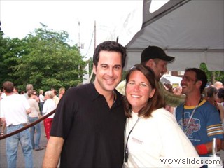 Jonathan Silverman and Dori DePree enjoying the Waterfront Film Festival